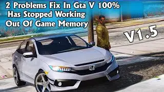 How to Fix GTA V Has Stopped Working/ Game Memory Error/ Out Of Game Memory Error 2021