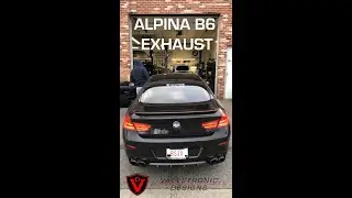 CRAZY SOUNDING ALPINA B6 with VALVETRONIC Designs Exhaust #alpina #b6 #exhaust #valvetronic