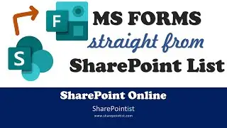 How to Create Microsoft Forms Directly from SharePoint Lists WITHOUT any PowerAutomate Workflow
