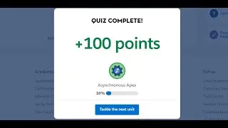 Asynchronous Apex   Asynchronous Processing Basics#salesforce #trailhead #trailheadsolution