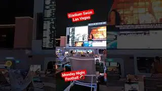 Stadium Swim | Monday Night Football 🏈 | Las Vegas Circa #fyp