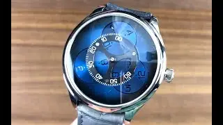 H. Moser & Cie. Endeavour Flying Hours (Funky Blue Fume Dial) 1806-0200 Luxury Watch Review