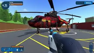 Powerwash Simulator - Let's Play!!! # 19 - Clean the Fire Helicopter [CAMPAIGN MODE]