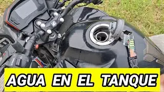 QUE HACER SI HAY AGUA en el TANQUE de GASOLINA???
