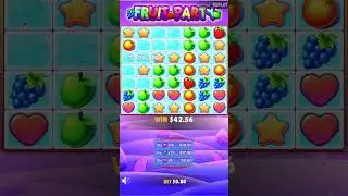 $4000 in 1 Minute: Finally a 5000x Max Win on Fruit Party!!!!!
