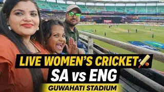 &ldquo;Stadium Mein Dhamaka! Women&rsquo;s Cricket Live &ndash; SA vs ENG | Guwahati&rdquo;#guwahati 