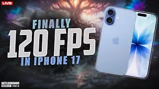 iphone 17 live 120 fps test in scrims | bgmi esports + classic live #bgmilive