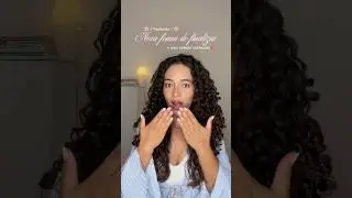 Trying out a new way to style my curly hair #curls