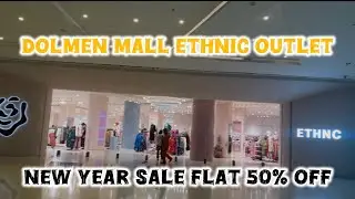 First time visit ethnic outlet in dolmen mall huge discount 50% off opening discount 😳