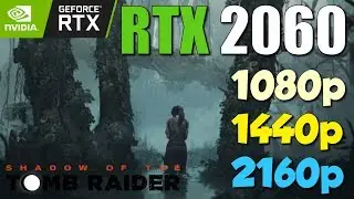 RTX 2060: 1080p vs 1440p vs 2160p Test in SOTTR