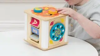 Petit Activity Cube | Sensory Wooden Toy | Le Toy Van