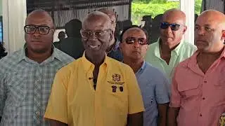 Local Government Minister Desmond Mckenzie  Tour the Yallahs Market  as well On Friday morning