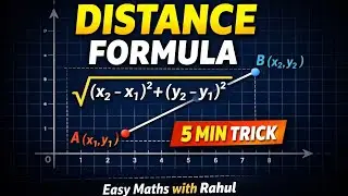 Distance Formula | Coordinate Geometry Class 10 | Easy Explanation in Hinglish | Maths with Rahul