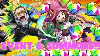 MIC EVENT AND URARAKA V3 SUMMONS PT1!!!!! | My Hero Ultra Impact Events & Summons