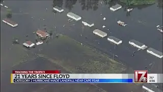 21 years since Hurricane Floyd made landfall in NC