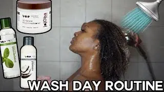 WASH DAY ROUTINE FOR TYPE 4 NATURAL HAIR FT. EDEN BODYWORKS | KENSTHETIC