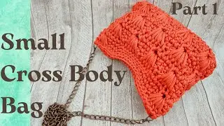 Mini Purse Crochet Pattern | Super Easy Small Crochet Cross Body Bag | Shoulder/Crossbody Bag-Part 1