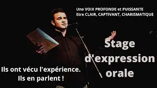 STAGE D'EXPRESSION ORALE - UNE VOIX PLUS CAPTIVANTE ET PLUS CHARISMATIQUE