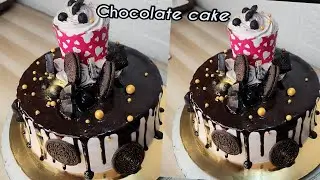 Chocolate cake New Design cake Decorating Ideas Simple cake Desugn for Birthday  cake Chocolate f