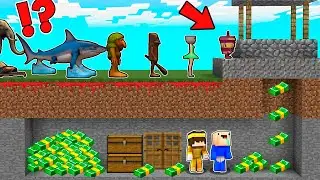 Hice Fuente De Deseos para ROBAR a ITALIAN BRAINROT en Minecraft 😰💰 | 2 Noobs vs BRAINROT MEMES