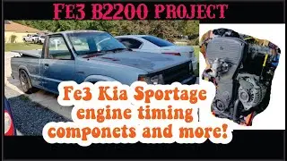 Kia Sportage Timing Belt and more! Mazda B2200 Kia fe3 swap -