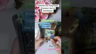 Dia Yang Sedang Memperbaiki Dirinya Karena Dirimu 01 January 2026 @Thehighpriestess1111ss 