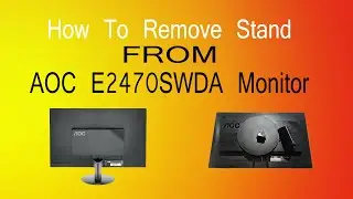 Как снять подставку с монитора AOC. Снятие подставки с монитора E2470SWDA#aoc #monitorstand