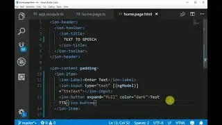 IONIC4 Text To Speech