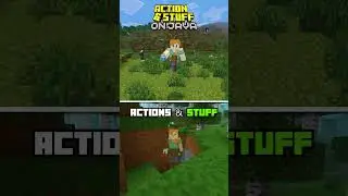 Minecraft Animations: Actions & Stuff 1.4 (Bedrock) vs. Actions & MOD (Java)