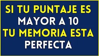 TU CEREBRO AÚN ESTÁ BIEN - ¡SI PUEDES OBTENER UNA PUNTUACIÓN DE 10 SOBRE 30! 🧠💡