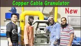 300Kg/h Copper Cable Recycling Machine Scrap Wire Granulator （NEW）
