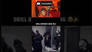 Drill Birthday Song🔥😂 #shorts #drill #birthday #birthdaysong #birthdaygirl #funny #reaction