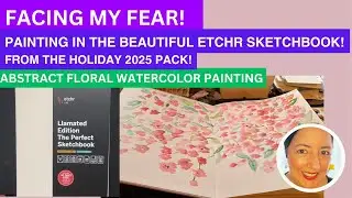 Painting BIG with Granulating Watercolors | Etcher Sketchbook