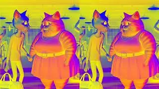 ☹️Fat Cat Got Often Bullied, So She Makes Her Own Transition! 😍 #edit #ai #effects #popular 