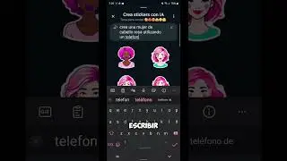 Crea stikers con IA en #whatsapp sin apps externas #tutorial