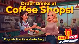 English Speaking Practice How to ORDER DRINKS at Coffee Shops That Will CHANGE Your Confidence A1&ndash;A2