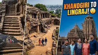 Day -1 Explored Bhubaneshwar City With Family (Lingraj Temple, Khandgiri caves)