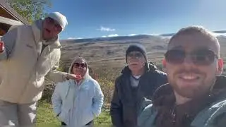 Плато Лаго-наки . Подъем ранним утром.