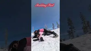 Sledding fail but fun #sleddingfun #sleddingadventures #sleddingfail #tamaracksnopak #shaverlakeca