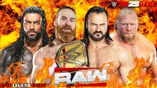 Роман Рейнс и Сами Зейн против Брока Леснара и Дрю Макинтайра – WWE Chaos