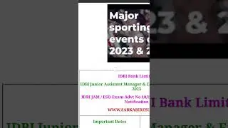 IDBI Bank Junior Assistant Manager (JAM) &  (ESO) Recruitment 2023 Apply Online for 2100 Post
