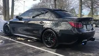 BMW 545i Straight Piped with H-Pipe