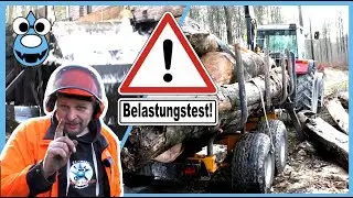 Abenteuer Waldarbeit: Der neue Rückewagen im Härtetest! 🚜🌲erster Einsatz vom neuen Wagen
