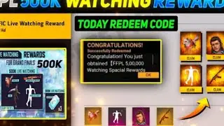 Live 🛑 watching Rewards free 🔥 || 500k live watching Rewards || #shorts #freefireshorts