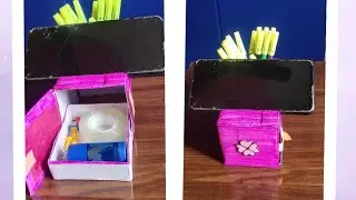 3 in 1 DIY Desk organiser / DIY Desk Organiser / #cardboardcraftideas / #easycrafts /#diy /