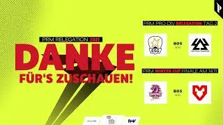 Prime League 2021 - Pro Division - Relegation - Runde 1