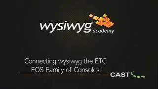 Connecting wysiwyg to ETC EOS