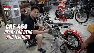 CRF 450r DRAG BIKE NITRO SETUP pt.3 || BETTER LATE THAN NEVER