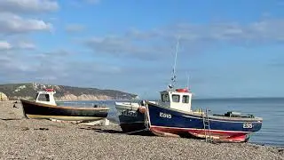 Beautiful Beer Beach in East Devon close to Seaton