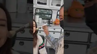 Caterina Scorsone in the Tai's Instagram reel